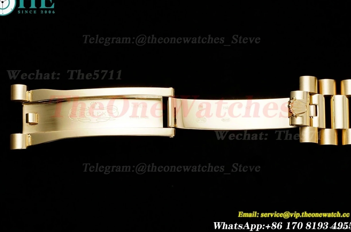 JDF (Gain Black 228238 YG DayDate VR3255 Dial V4 Textured 40mm YG Weight) 1204